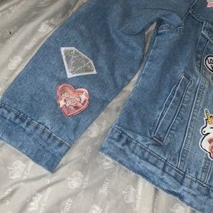 Custom made jacket with patches